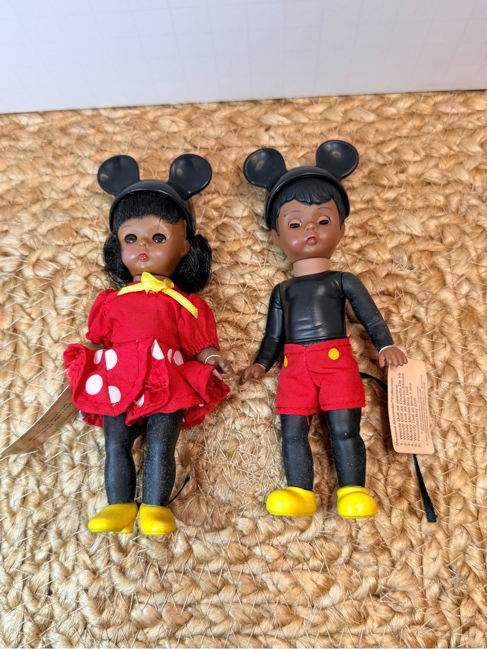 Madame Alexander Disney Mickey Mouse Doll Pair - McDonalds exclusive